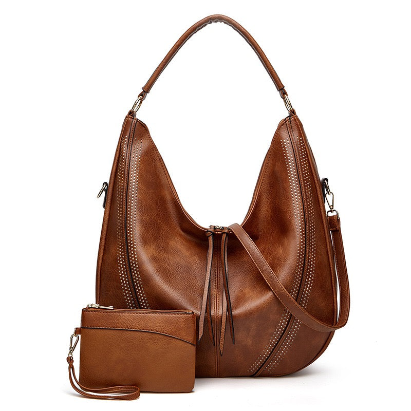 RK Atelier Slouch Shoulder Bag with Pouch