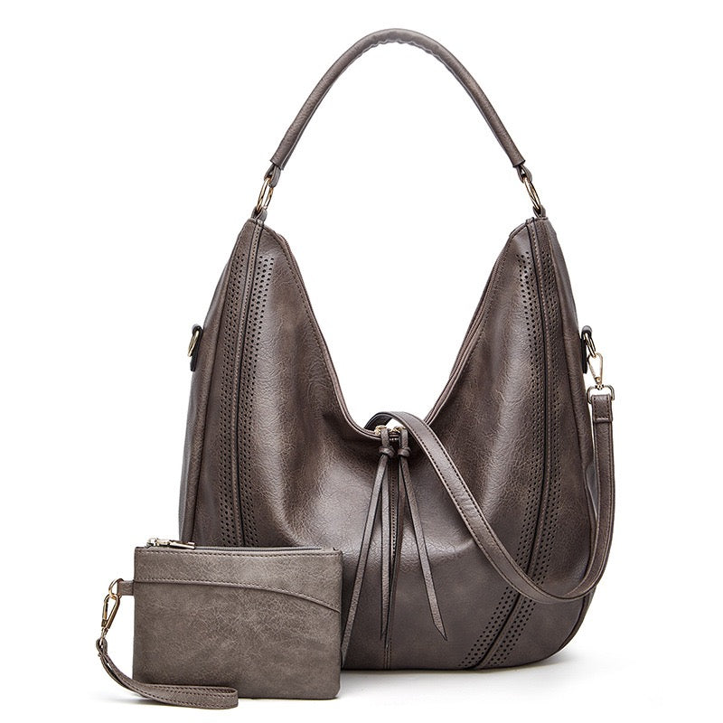 RK Atelier Slouch Shoulder Bag with Pouch