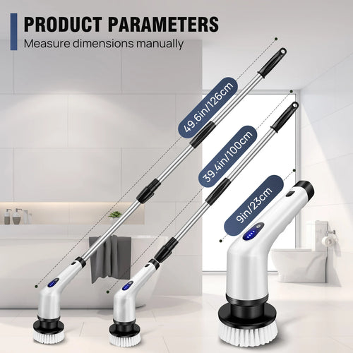 Cordless Electric Spin Scrubber