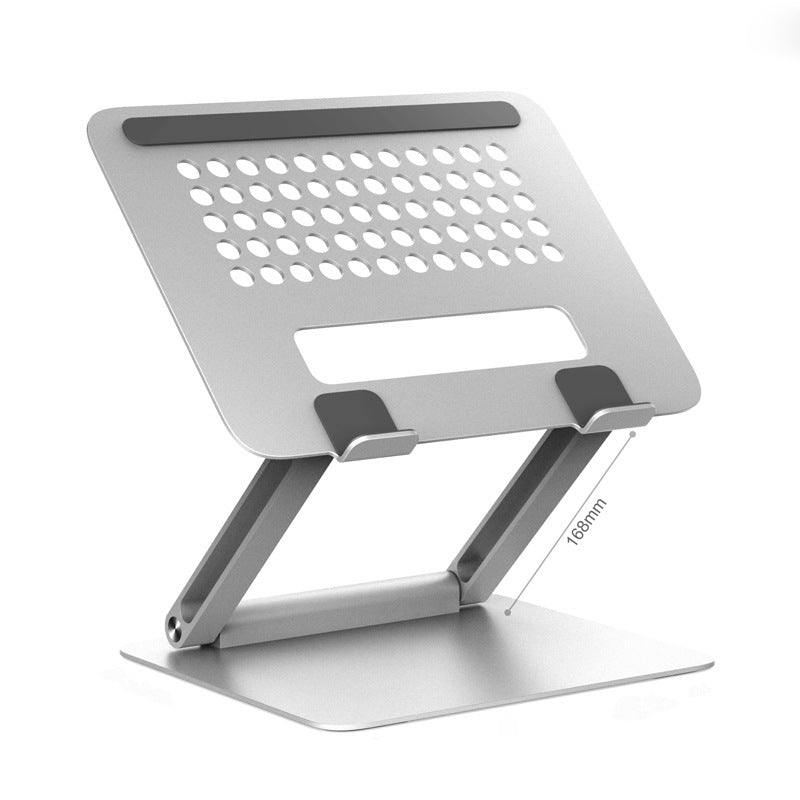 Adjustable Aluminum Laptop Stand – Ergonomic Desk Riser